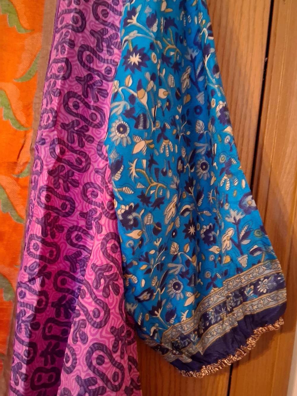 Jaded Gypsy Patchwork Woman's Multicolor Boho Kimono One Size - Picture 2 of 8